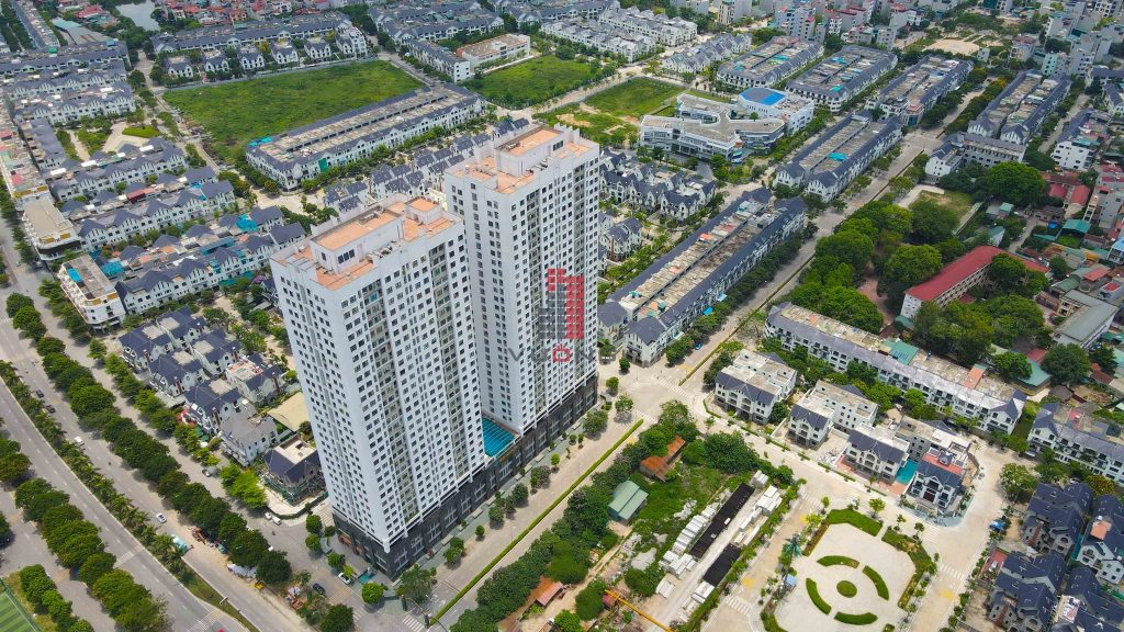 Khu đô thị Geleximco Lê Trọng tấn dương nội nhìn từ trên cao