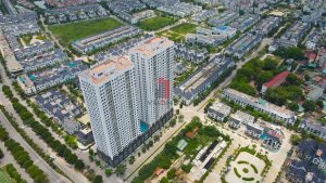 Khu đô thị Geleximco Lê Trọng tấn dương nội nhìn từ trên cao