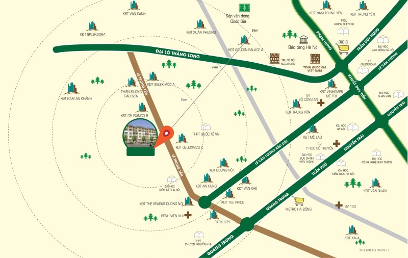 Vị trí chung cư ICID Complex Lê Trọng Tấn 